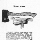 Scout Axe advertisement from Boy's Life magazine