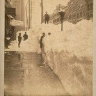 Waterbury, Bank Street. After the Great Blizzard