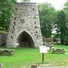 The Beckley Blast Furnace stack as it looks today