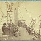 US iron clad Galena, after her attack on Fort Darling, 1862