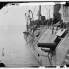 Effect of Confederate shot on the USS Galena, 1862