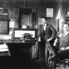 Workers in the Berlin depot office, 1900s