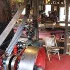 Steam-powered cider mill at BF Clyde's in Mystic