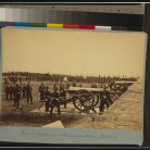Soldiers with cannons, 1st Connecticut Heavy Artillery