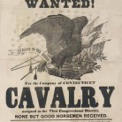 Call for volunteers to a Connecticut cavalry unit, 1861