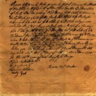 Manumission document for slave Bristow, from Thomas Hart Hooker, Hartford