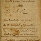 Five discourses on the truth and inspiration of the Bible by Charles Backus