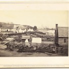 Civil War encampment