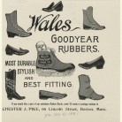 Wales Goodyear rubbers advertisement