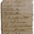 Ship manifest from the brig Matilda