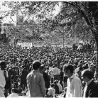 Vietnam War Moratorium peace demonstration, Bushnell Park, Hartford