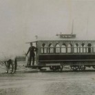 First horse car in Hartford, ca. 1895