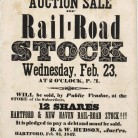 Sale of Hartford & New Haven rail-road stock, 1842