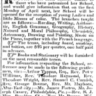 Ad for Prudence Crandall's Female Boarding Schoo
