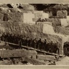 Splitting a block of Stony Creek Granite, Stony Creek, Branford