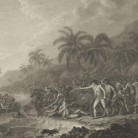 Francesco Bartolozzi, The Death of Captain Cook, 1784, engraving