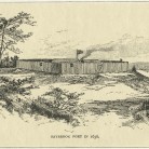 Illustration of Saybrook Fort in 1636