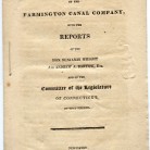 The Act of Incorporation of the Farmington Canal Company