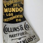 Wooden trade sign, Collins Co., Hartford