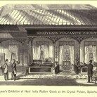 Goodyear’s exhibit at the Crystal Palace Exhibition, London