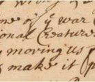 Detail of Mashantucket Pequot Tribe Petition to Connecticut General Court