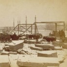 Photograph of the quarry works dock
