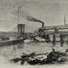 New York and New Haven Railroad train bound from Manhattan