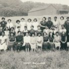 Female students and their chaperones from Virginia, Hartman Tobacco’s Camp Buckland, Manchester, 1950 - Dawn Byron Hutchins