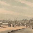 Detail of smokestacks from Bridgeport, Conn., 1882