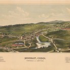 Bird's-eye map of Moosup, Conn. Uniondale and Almyville,