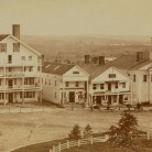 The southeast block of West Street, Litchfield as it looked in the Civil War era, 1867