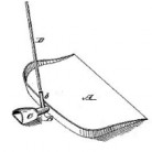 Annie Maria H. Moss, Dust Pan, Patent Number 267,242  - November 7, 1882, Monroe