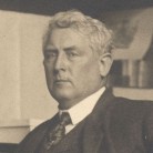 Detail of Julian Alden Weir from a portrait of Weir in his studio, ca. 1910