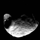 Viking 1 Orbiter global view of the Martian satellite Phobos