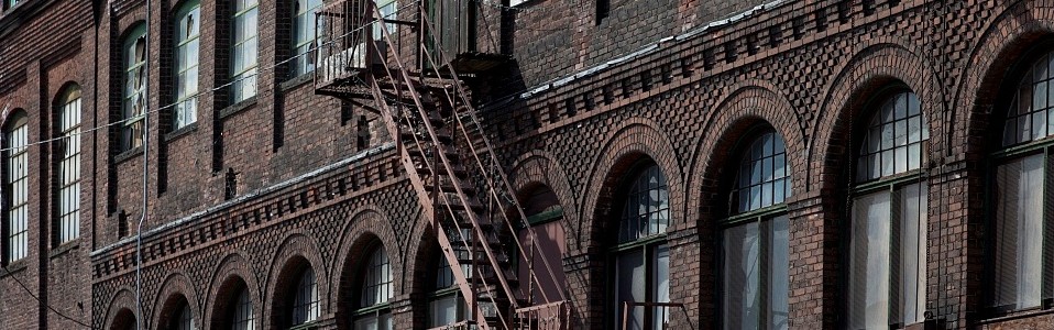 Historic building detail in warehouse district, Bridgeport - Library of Congress, Prints and Photographs Division, Carol M. Highsmith Archive