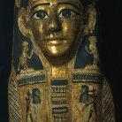 Gilded Mummy Mask, Ptolemic Period 305-30 BCE, Egyptian