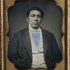 Amos Haskins, a Wampanoag Indian, sailed on six whaling voyages from 1839 to 1861