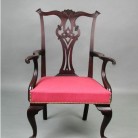 Armchair. Made in 1775 by the shop of Eliphalet Chapin