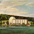 Artist’s rendering of the Connecticut Yankee Power Company Plant