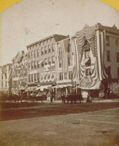Battle Flag Day on Main Street, September 1879