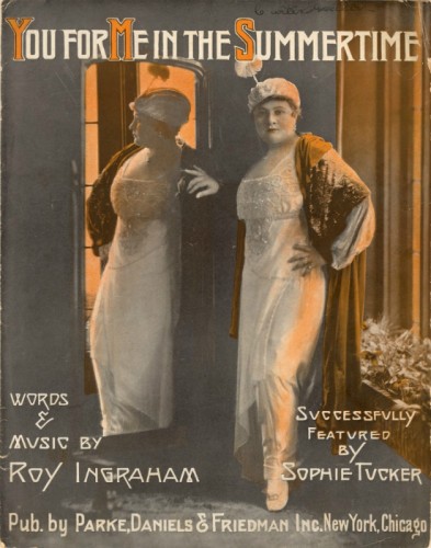 Sheet music featuring Sophie Tucke