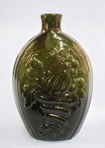 Flask attributed to the Coventry Glass Works