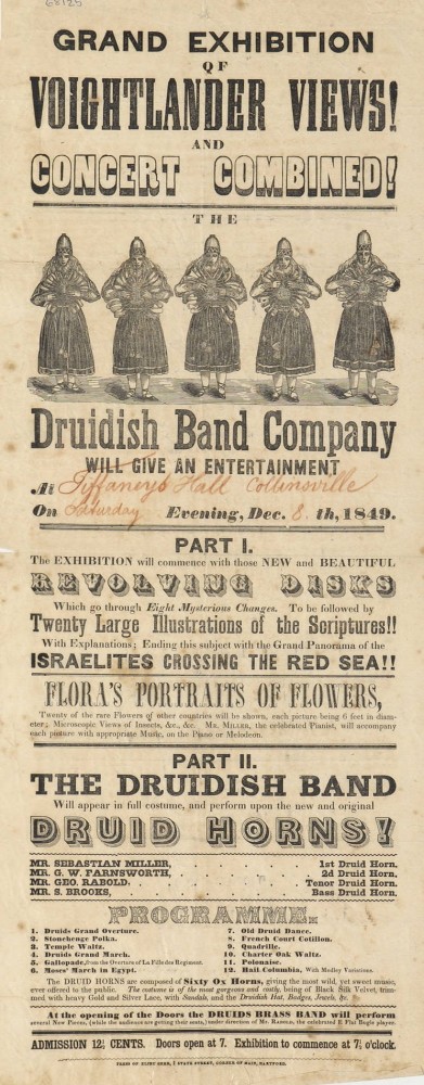 Druidish Band Company advertisement