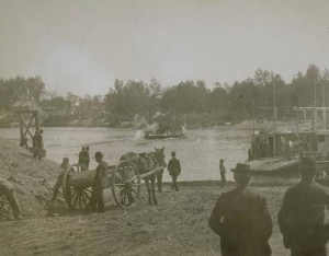 Ferry crossing at Hartford, 1895