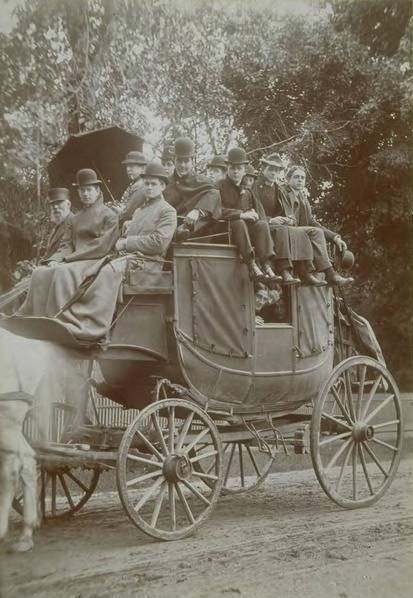 Farmington stagecoach, 1897