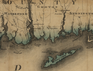 Detail from the map Connecticut, from actual survey