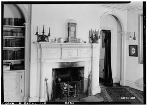  East Wall of Parlor, Wheeler-Beecher House, Bethany - Library of Congress, Prints and Photographs Division, Historic American Buildings Survey