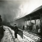 Union Station during the Fire of February 21, 1914