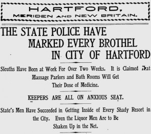 News item in the October 1, 1905, Bridgeport Herald