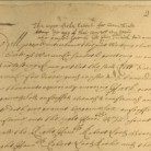 Detail of Warwick patent copy by John Winthrop, Jr., 1662